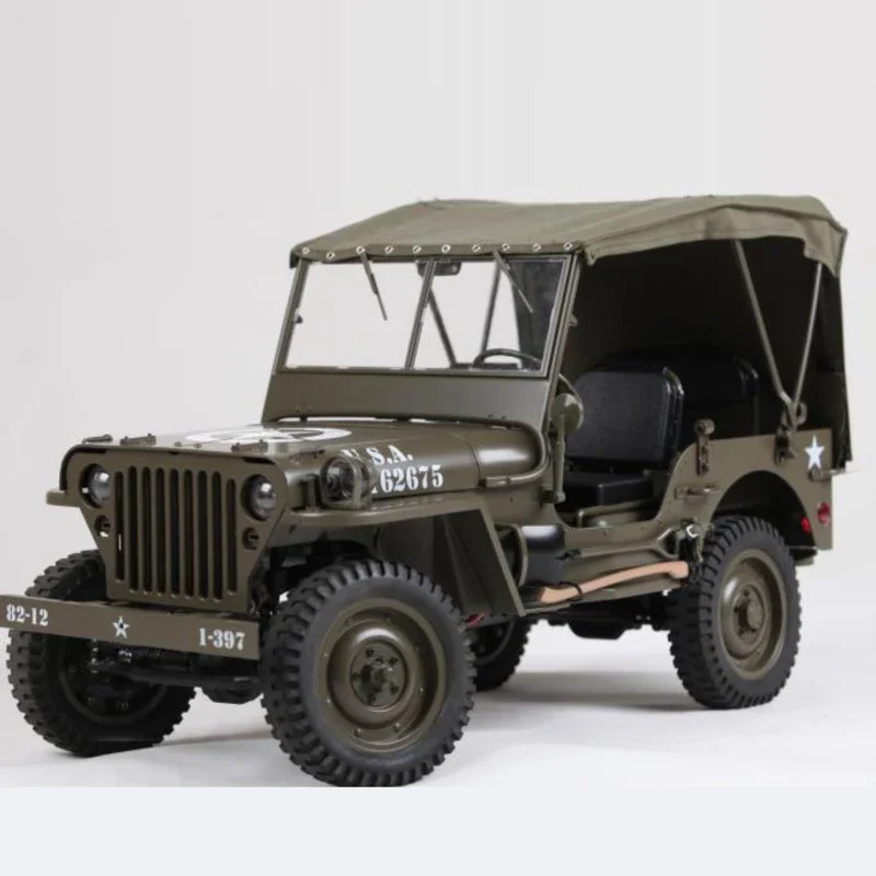 FMS RC Cars 1/6 Hobby 1941 Willys MB RC Crawler Off-road Vehicle Electric Vehicle Climbing Car Remote Control Model RTR