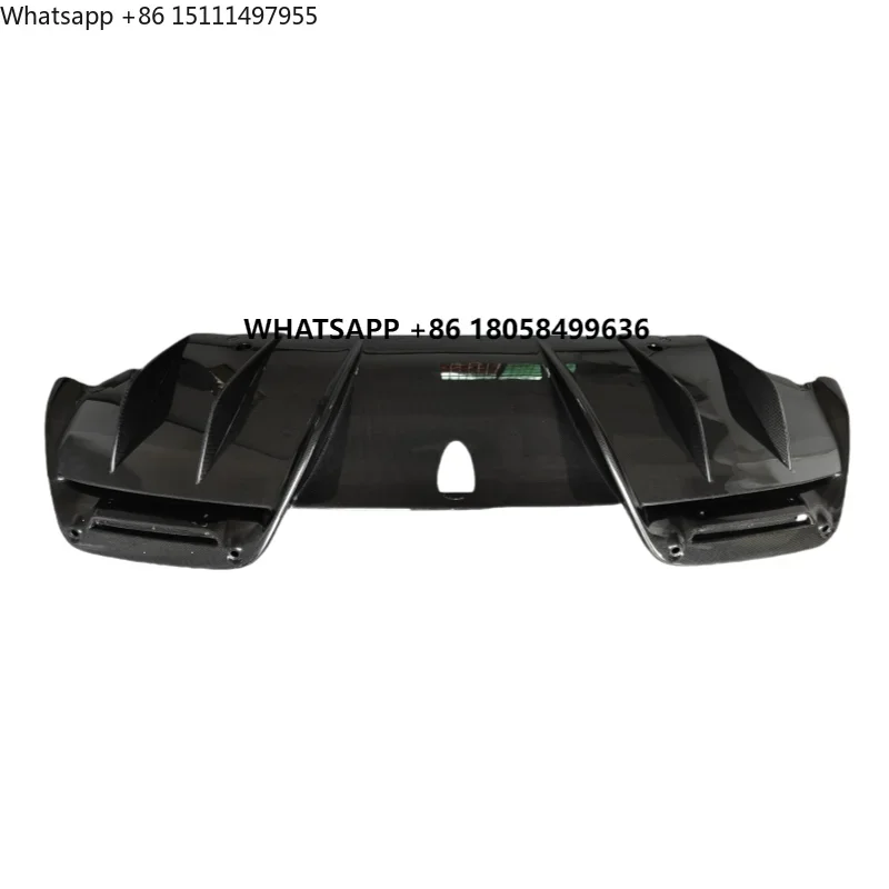 2022-2023 Custom Ferari 296 GTB Body Parts OEM Style Dry Carbon Fiber Rear Diffuser Lip Stylish Styling Custom Parts Kit