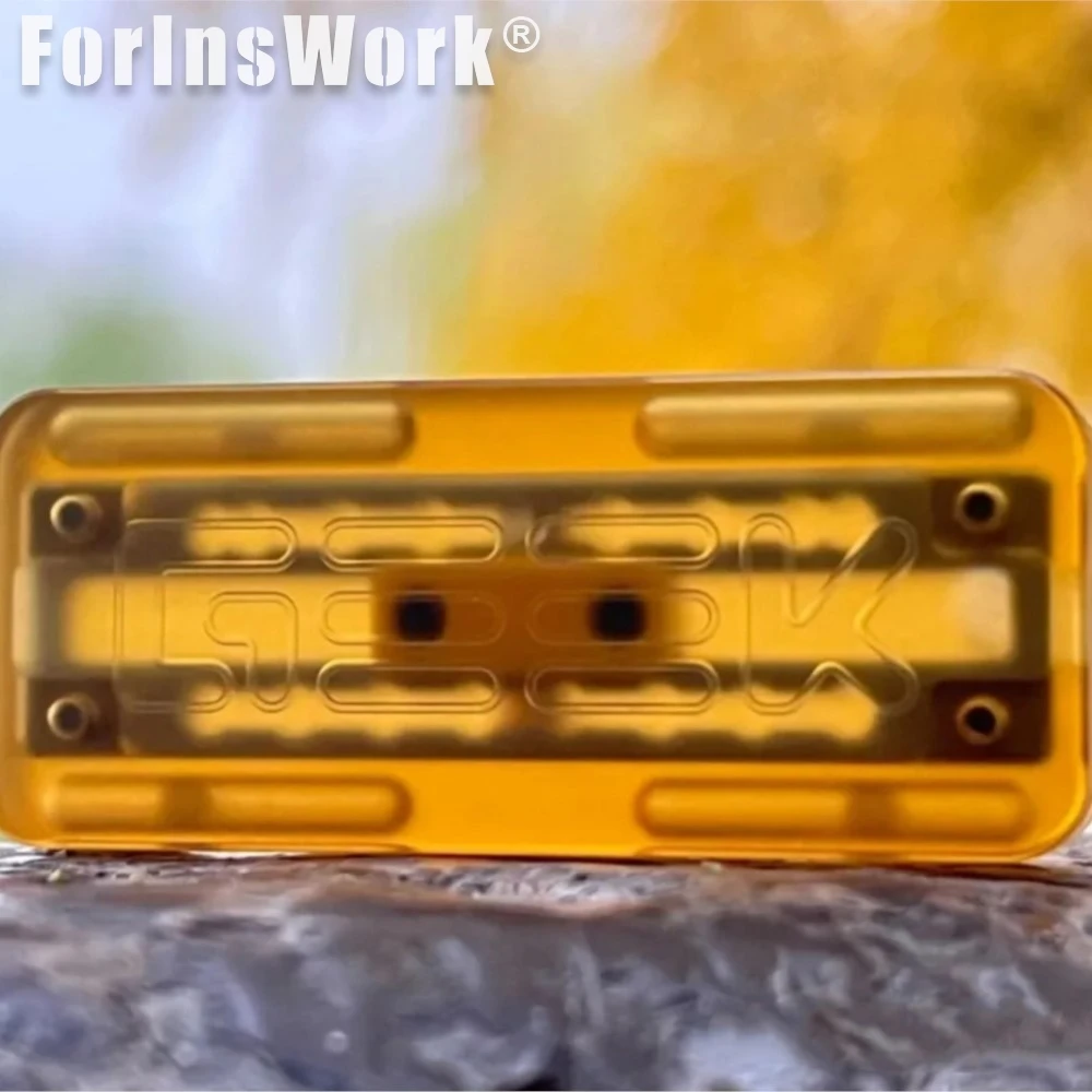 GEEK EDC PEI Materiale Quadrato Giocattolo Fidget Versioni a passo alto e basso EDC Strumento antistress Fidget Slider Fidgets Giocattoli