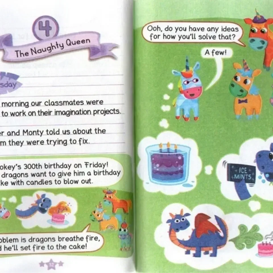 Englisches Kindergeschichtentagebuch 5, Kinderbrücken-Kapitelbücher, Bücher