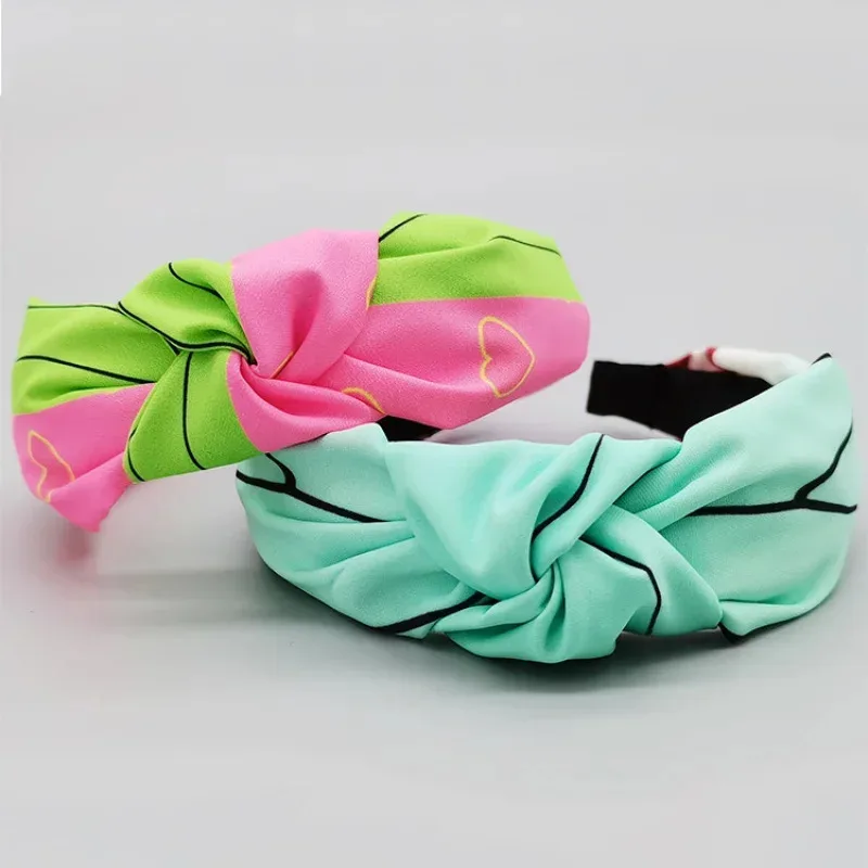 CyBundle الشعر عبر عقدة عقال Kochou Shinobu Nezuko Tsuyuri Kanao المحيطة الكورية موجة إكسسوارات الشعر تأثيري حلي