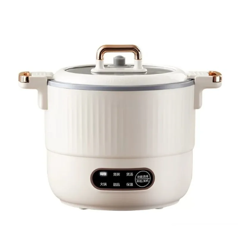 1.2L Micro Pressure Multicooker Non-stick Rice Cooker Tonic Soup Stew Pot Mini Electric Pressure Cooker Hotpot Ramen Fast Boiler