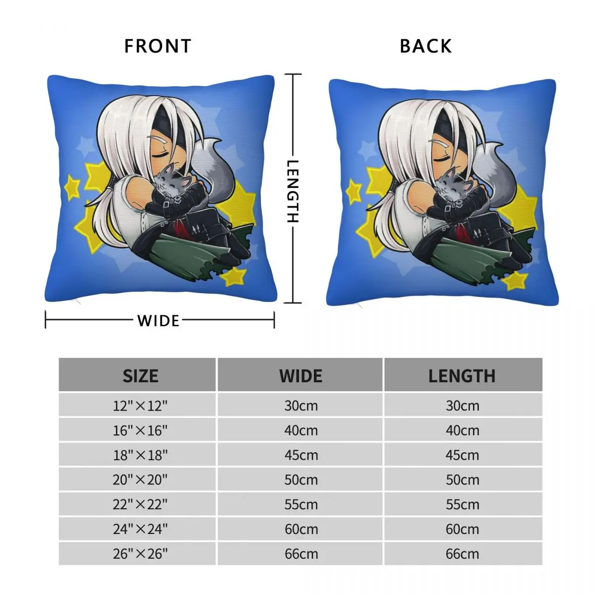 Thancred Waters Final Fantasy Square Pillowcase Polyester Linen Velvet Creative Zip Decorative Bed Cushion Case