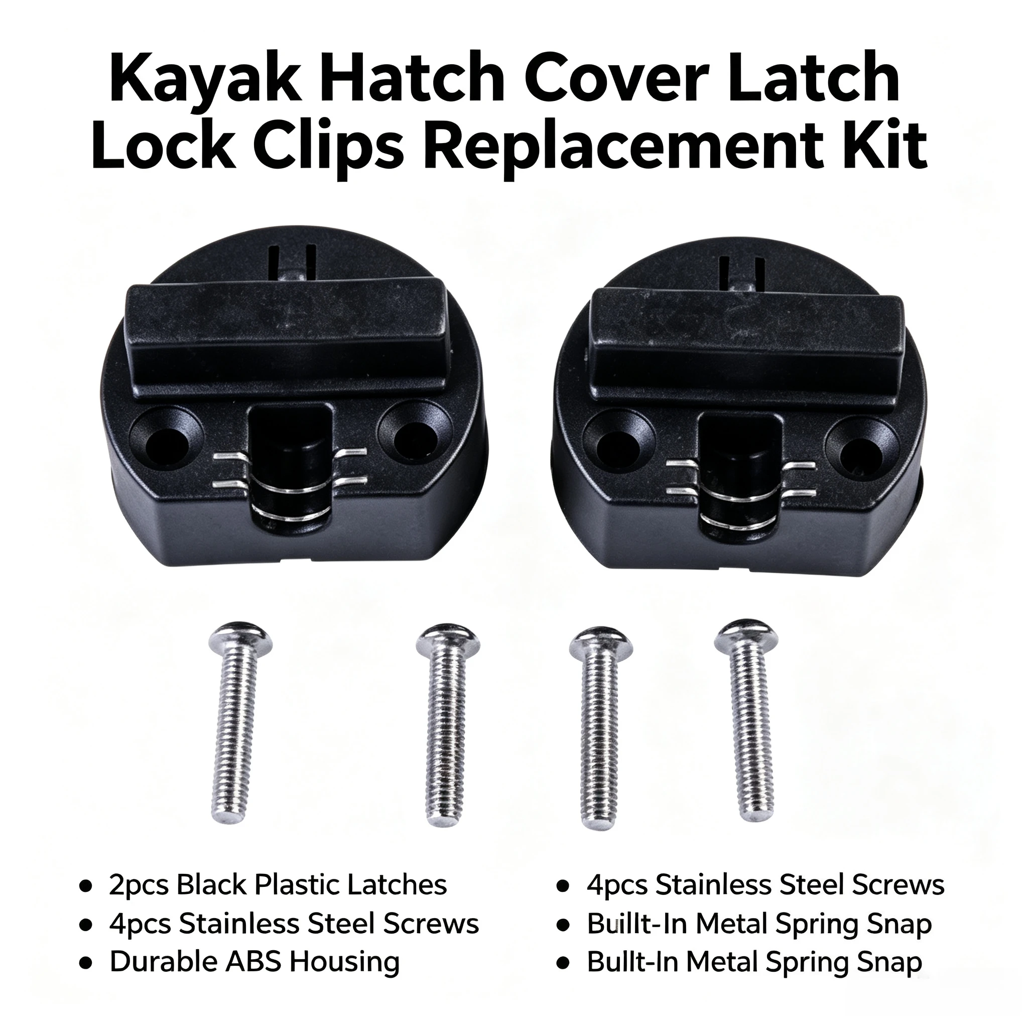 Kayak Pedal Drive Locking Latch, Replacement Quick Release Catch for Fin Drive System & Mount Bracket Accessory