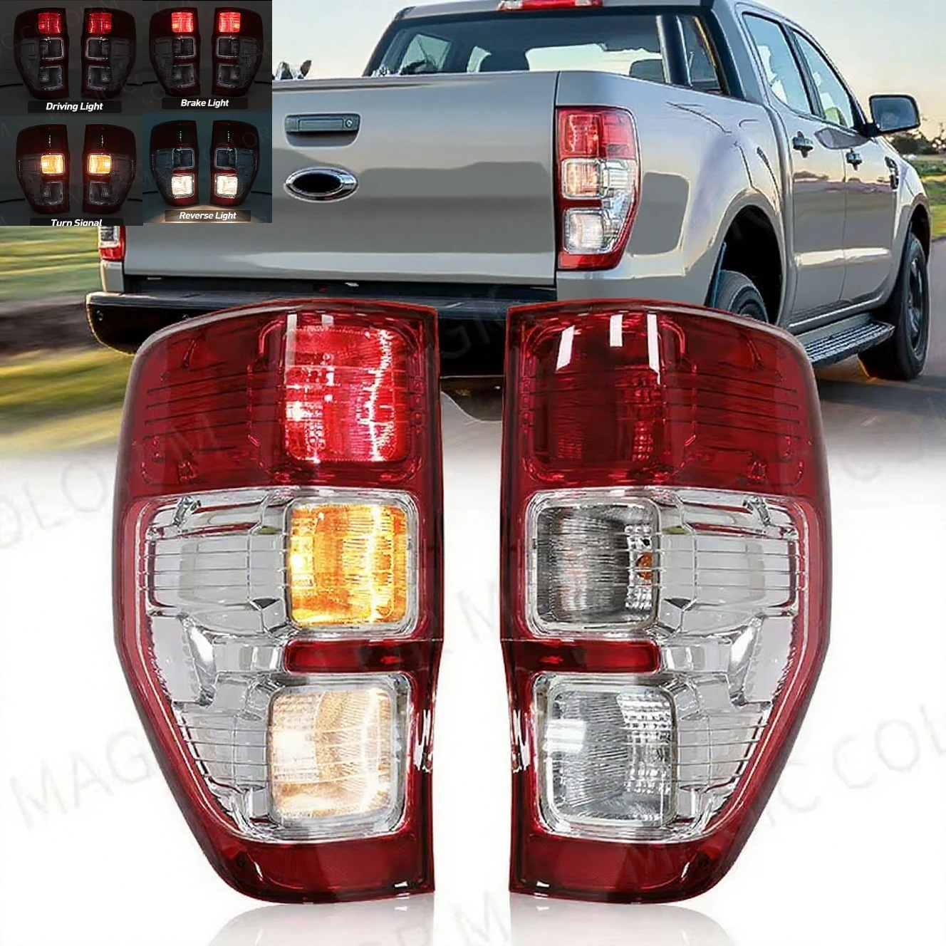 

Car Light For Ford RANGER Ute PX XL XLS XLT 2011 2012 2013 2014 2015 2016 2017-2020 LED Tail Lamp Rear Brake Turn Signal Light