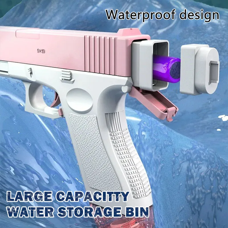 Pistola de agua eléctrica Fel bl para niños, niñas y adultos, juguetes de pistola de agua, regalos ideales para el verano, piscina, playa, juguete de agua al aire libre