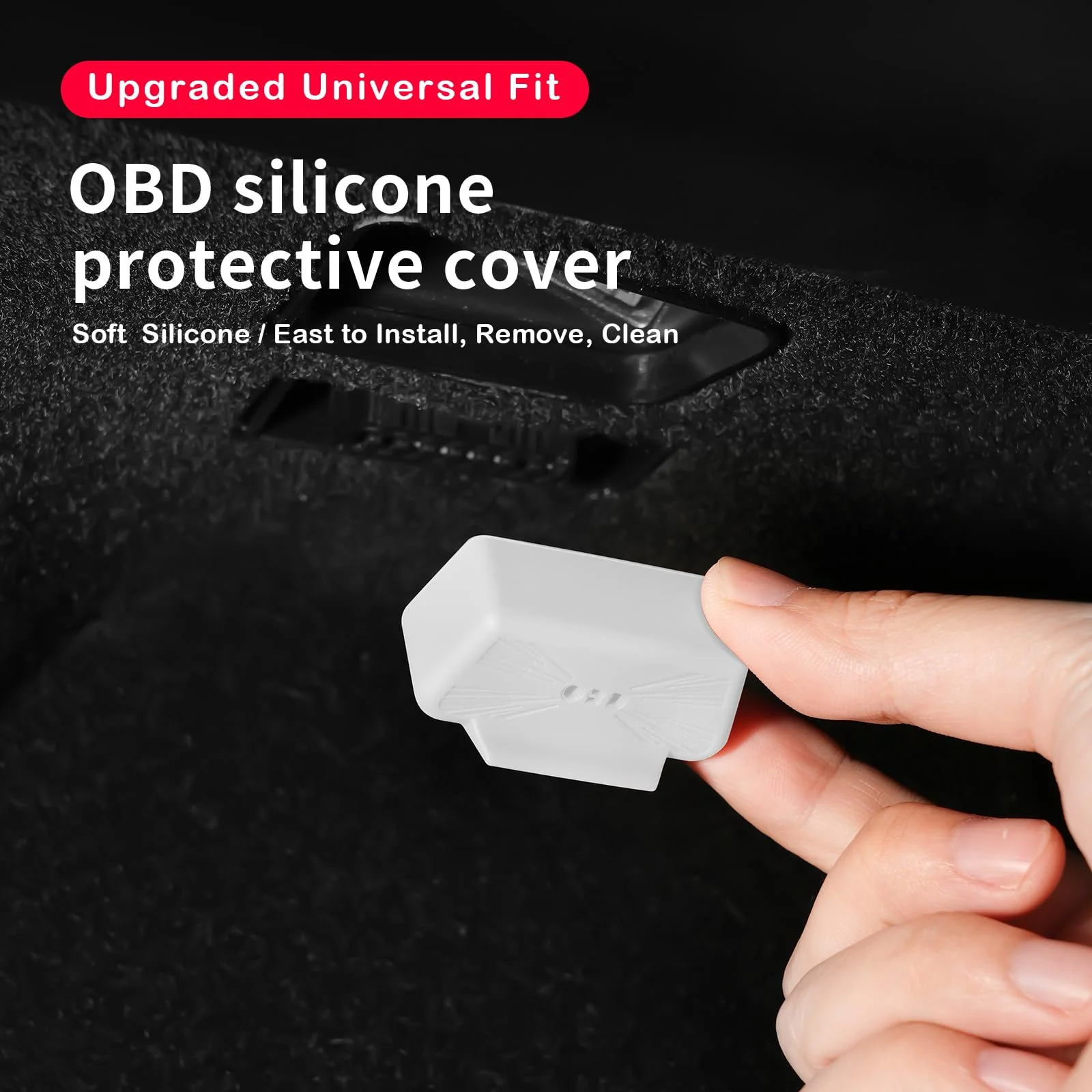 for Tesla OBD port cover, suitable for Model 3/Model Y/X/S, vehicle OBD port waterproof and dustproof protective cover