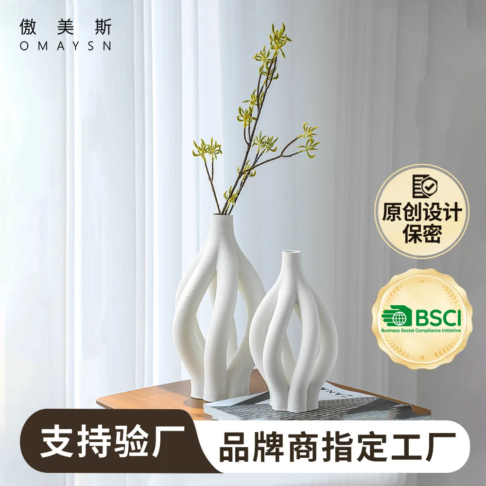 

3D printing ceramic ornaments office decorations high-end niche artworks