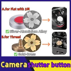 Metal Shutter Release Button Trigger Protect Cap for Fuji XT50 XT4 XT5 X100VI XE2 XE4 XT30 Leica M8 M9 X1 Canon F-1 Nikon Camera