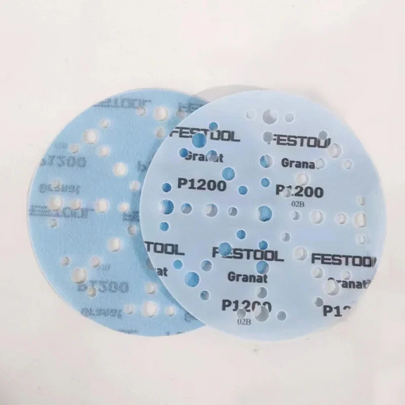 Originale autentico FESTOOL tedesco granato carta vetrata 48 fori indietro velluto alta resistenza all'usura e buona forza di taglio