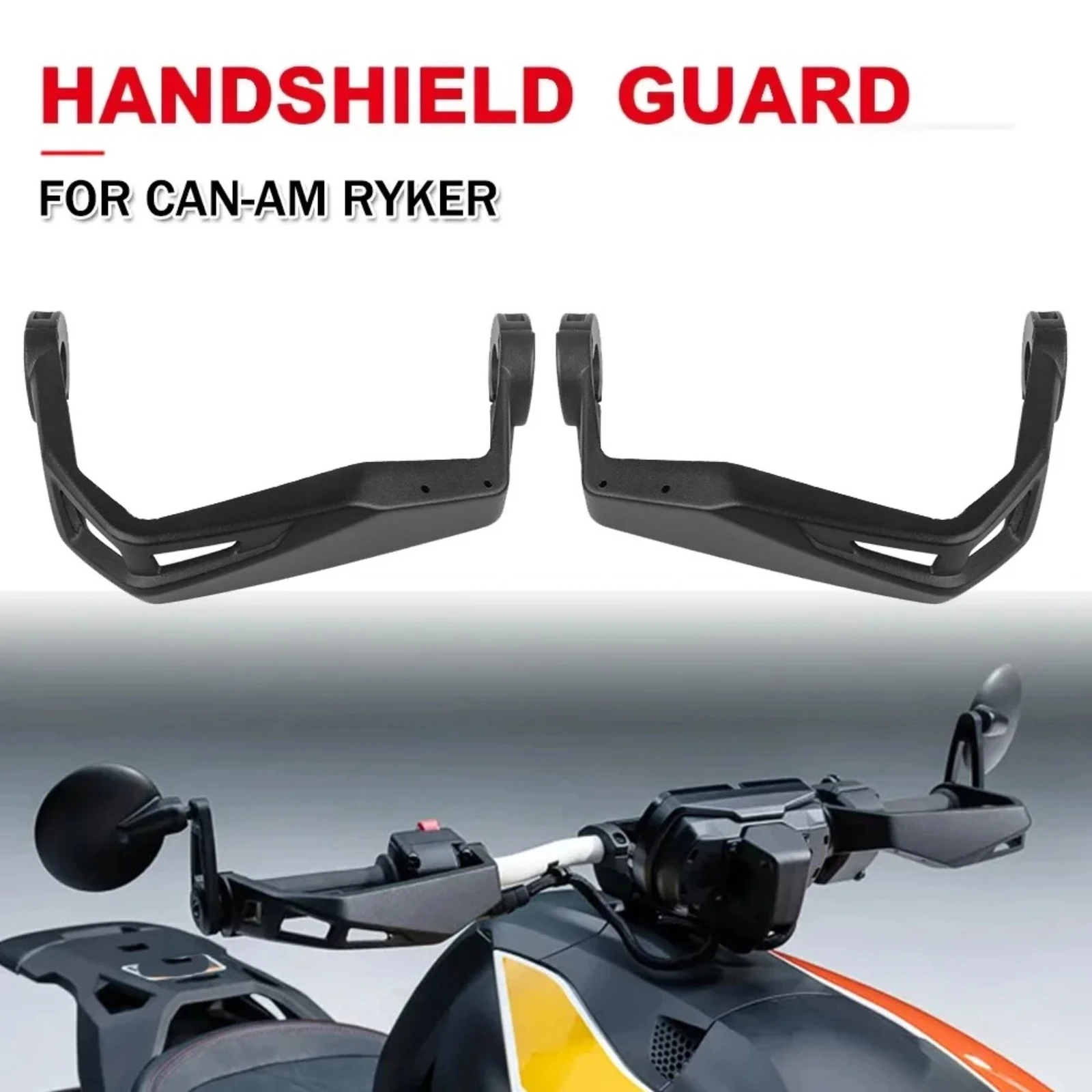 Hand Guard For Can-Am Ryker 900 600 Aluminum Handguard Handlebar Protector Accessories Black Sport All Models