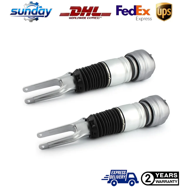 

Pair Front Air Suspension Shock Struts w/PASM 97034305115 9703 4305210 For Porsche Panamera 970 2010-2013