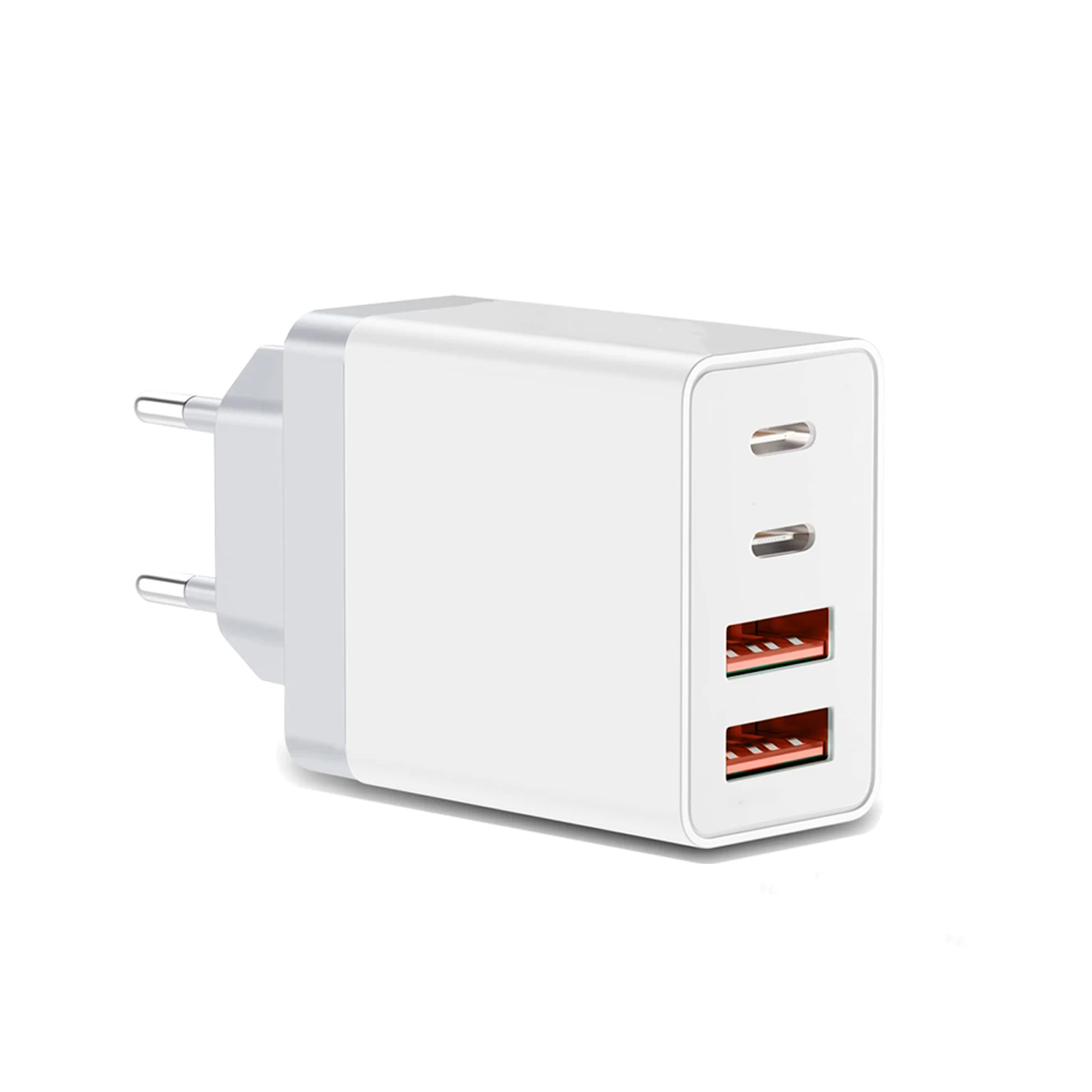 40W USB C Wall Charger, Super Fast Charging Block 4 Port Charger Cube for Samsung, iPhone, iPad, Smart Phone, Smartwatches