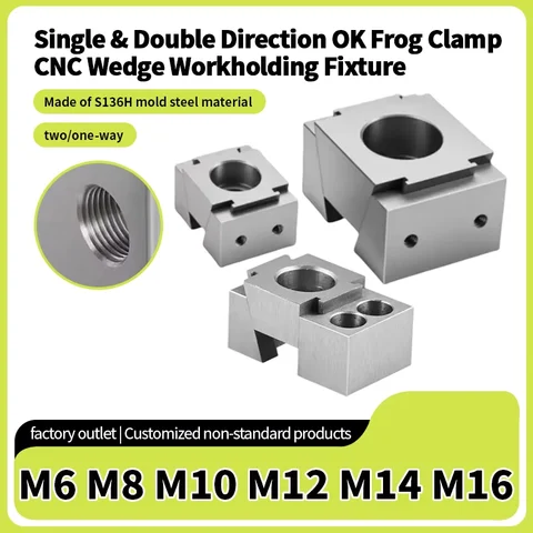 1pcs CNC Multi-Station Parallel Expansion Clamping Vise OK-vise Precision Side Mounting Universal Fixture for Machine Tools