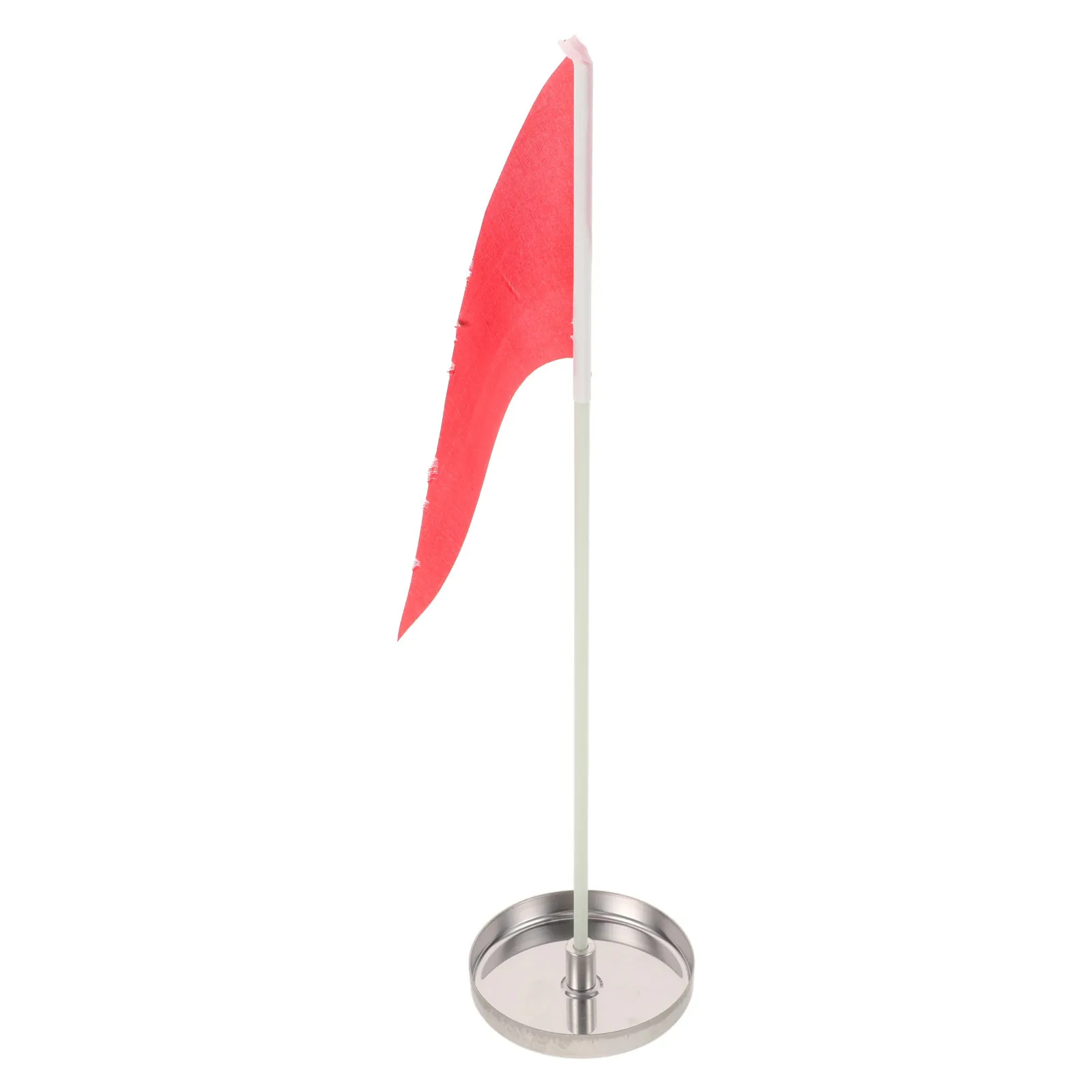 

Practice Golf Cup with Red Flag Heavy Duty Stainless Steel Hole Cup for Putting Green Training Course Outdoor Indoor Use Golf