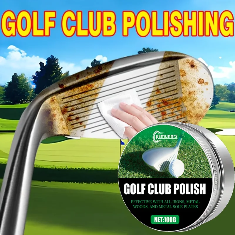 

In-Golf Club Repair Wax Quick Scratch Remover Polish Restorer for Golf Club Maintenance Restores Shine Fit for Clubs