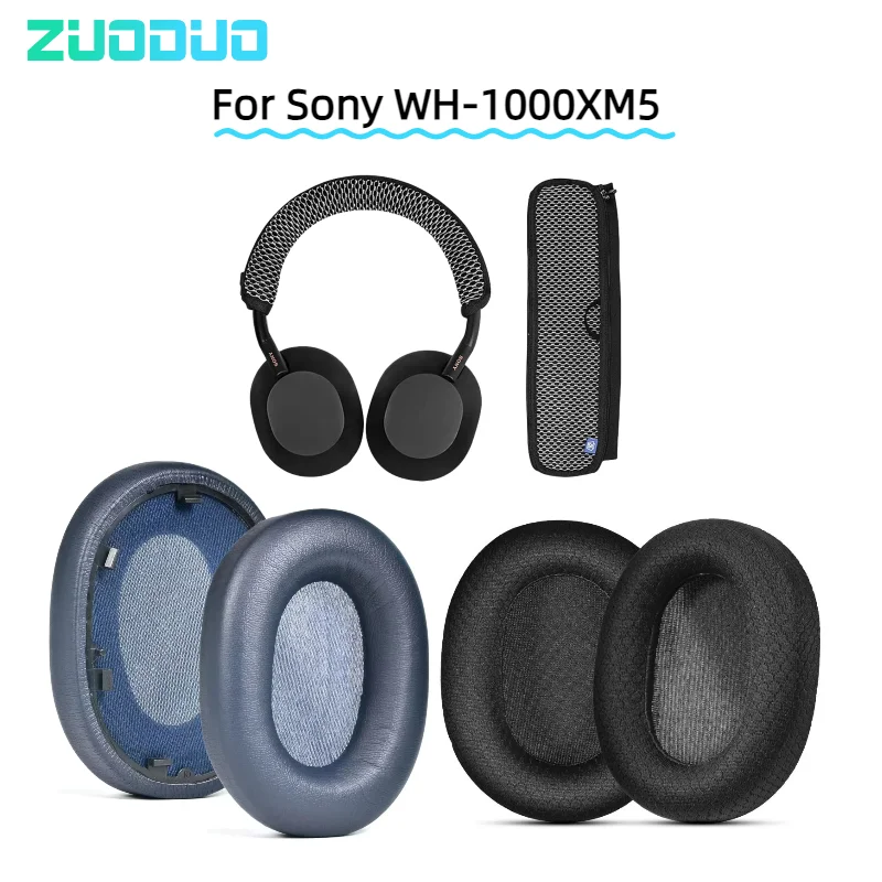 

Replacement Ear Pad for Sony WH-1000XM5 Headphones Mesh / Ice gel / Leather Earpads Earmuffs Cushion