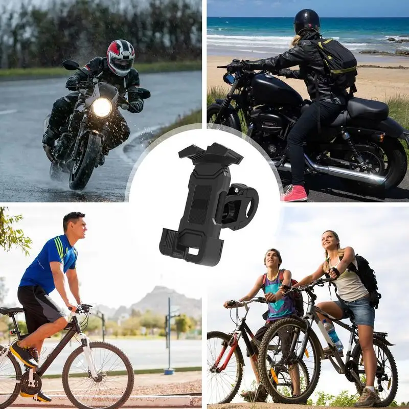 Quick Release Bike Phone Holder, Suporte do telefone do guidão, Braçadeira para motocicleta, Viagem ao ar livre, Auto Acessórios