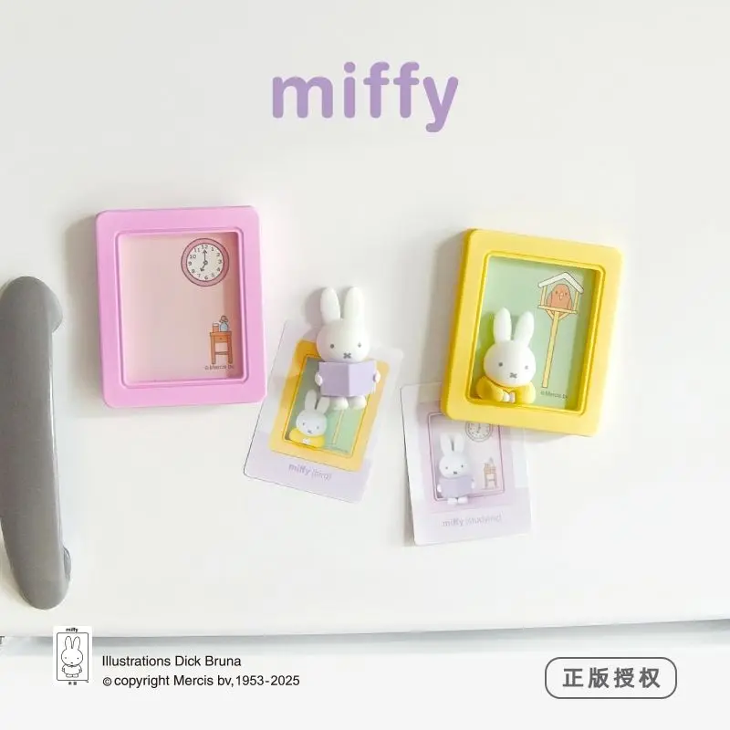 

Miffy Photo Frame Desktop Ornament Cute Cartoon Picture Frame Home Room Decoration Creative Tabletop Decor Living Room Bedroom