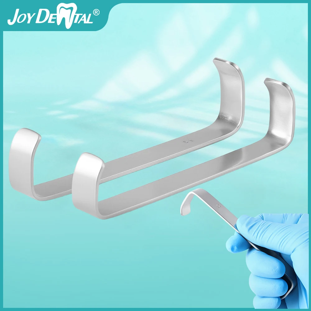 

2Pcs/Bag Dental Surgical Retractor Dentistry Lip Cheek Retractor Stainless Steel Mouth Opener Lip Hook Clamp Dentist Tool AZDENT