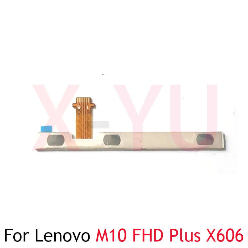 

For Lenovo Tab M10 FHD Plus TB-X606 TB-X606F TB-X606X TB-X606V X606 Power On Off Switch Volume Side Button Flex Cable