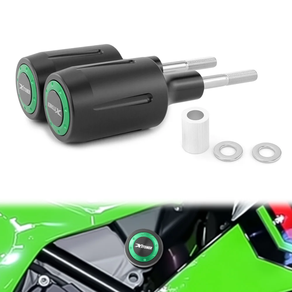 Motorcycle Frame Sliders Falling Protection Fairing Guard Anti Crash Pad Protectors ZX-10R ZX-10RR 2011 -2024 2025 For Kawasaki