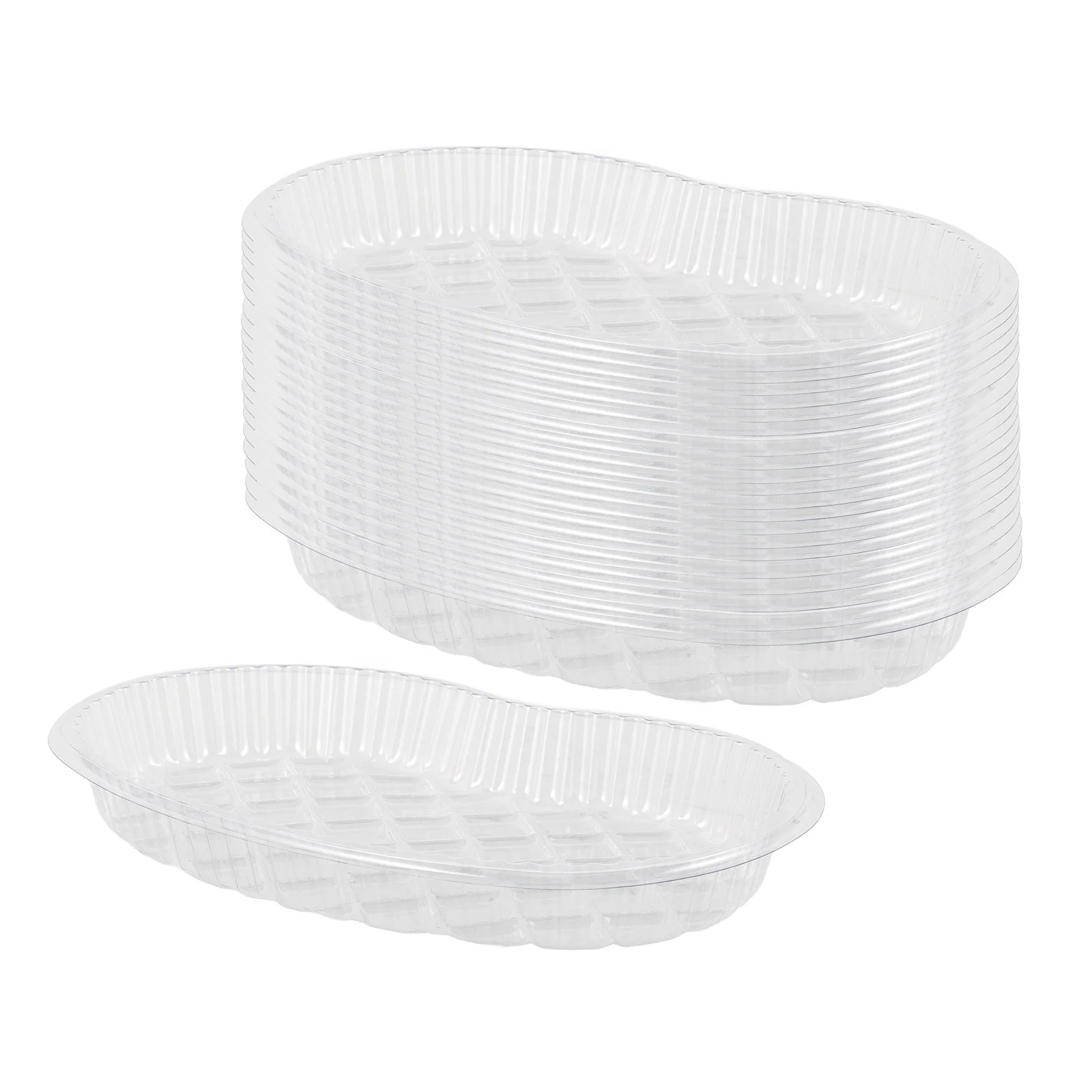 

50 шт. одноразовый прозрачный пластиковый поднос для лекарств в форме талии, татуировщик, стерильный держатель для хранения, быстросменный поднос