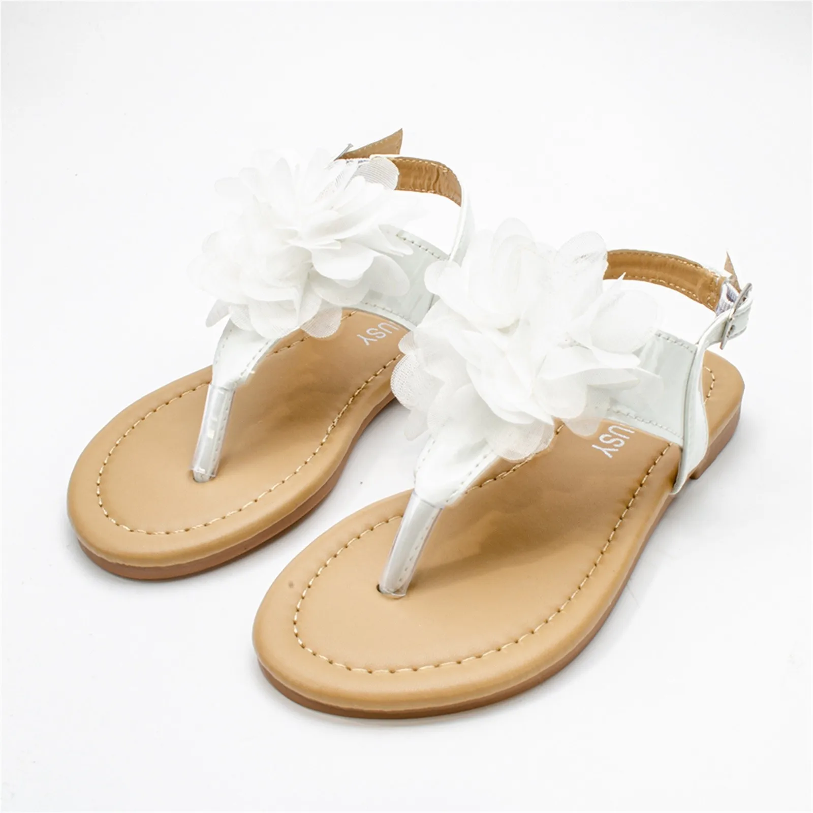 Girl Sandal 2024 Summer New Fashion Clip Toe Girl Shoe Cool Princess Shoe Casual Versatile Child Sandal Beach Shoe Kid Shoes