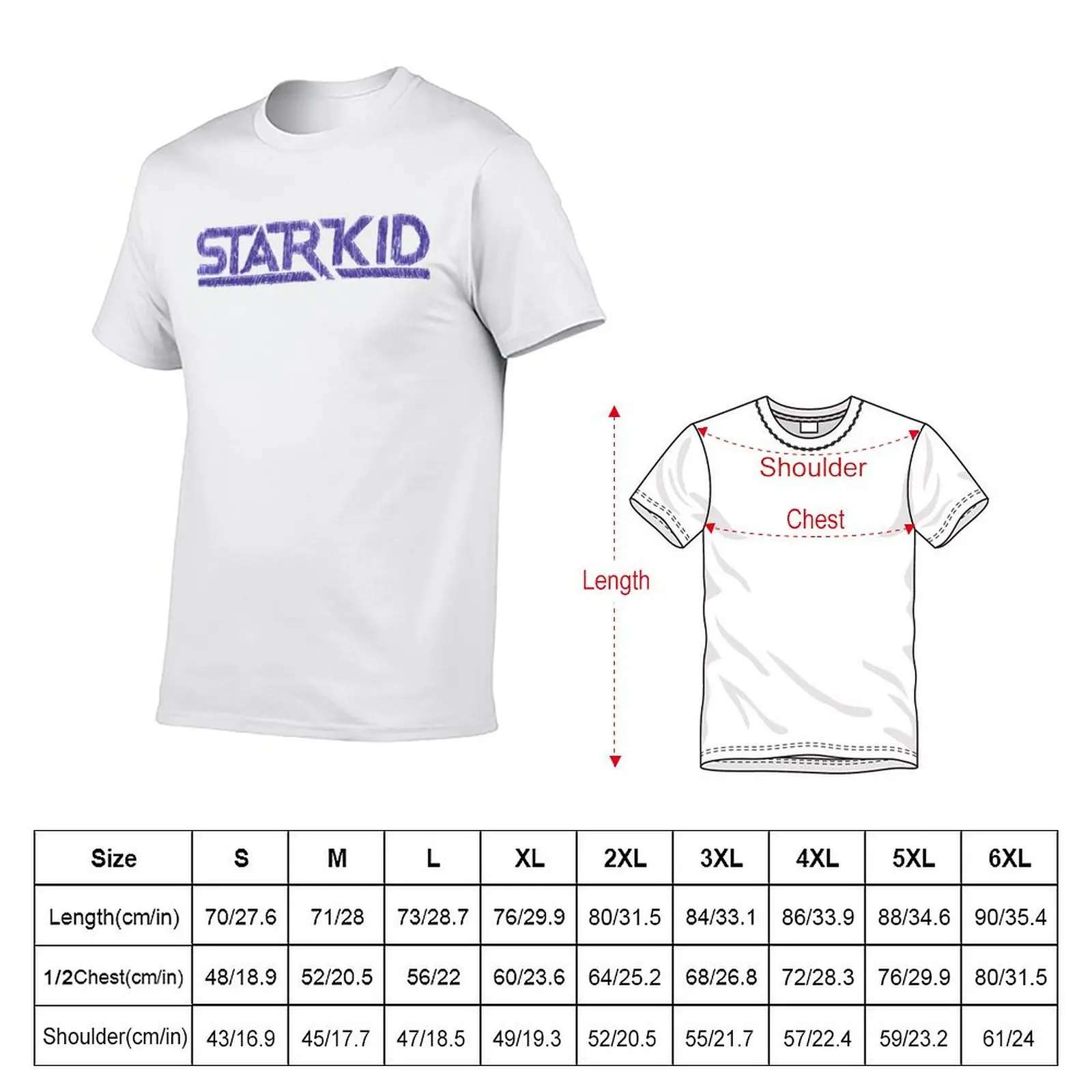 Hand Drawn Starkid Logo T-shirt boys whites hippie clothes heavy weight t shirts for men