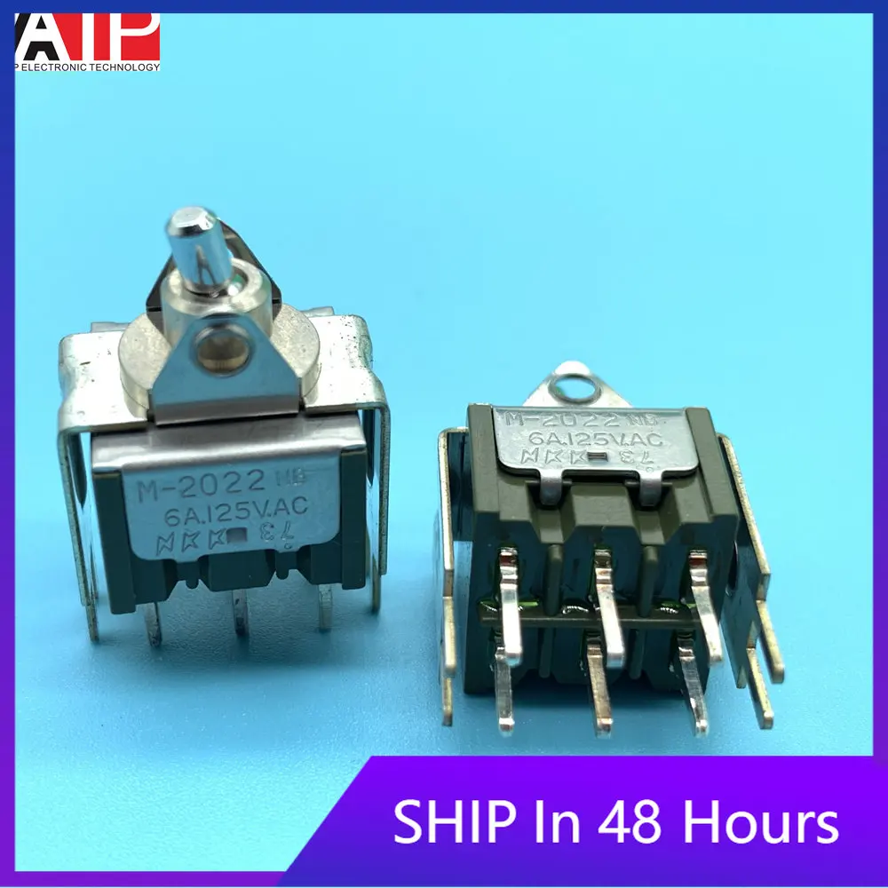 5pcs/lot Original Spot M-2022NB 6 Foot 2 Gear Button Shaking Head Switch Genuine Welcome To Consult Order.