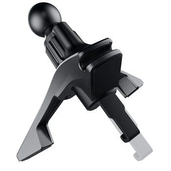 Upgrade Auto Telefoon Houder Clips 17mm Balhoofd Auto Ontluchter Clip Mount Auto Luchtuitlaat Haak Klem voor magneet Mobiele Telefoon Stand