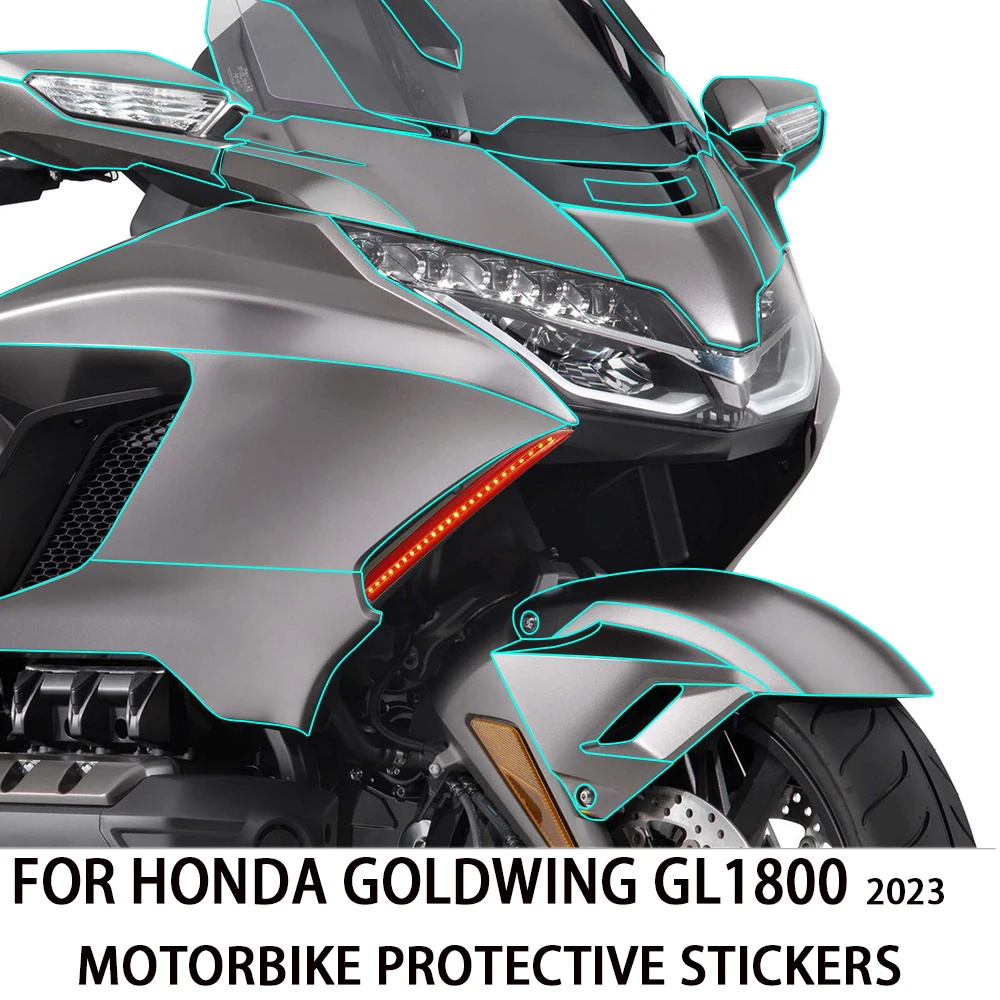 for Honda Goldwing GL1800 GL 1800 Accessories Parts Full Wrap Paint Protection Kit Transparent Sticker Protective Film Gold Wing