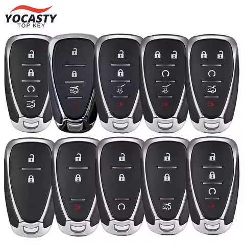 YOCASTY Replacement For Chevrolet Chevy Spark Cruze Malibu Camaro Equinox Traverse Sonic Volt Bolt Trax Remote Smart Key Shell