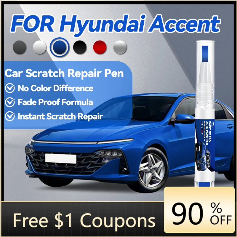 Accesorios para Auto, Reparación de Pintura, Eliminador de Arañazos, Lápiz de Retoque para Hyundai Accent 2000-2025 MC RB HY XP, Accesorios DIY