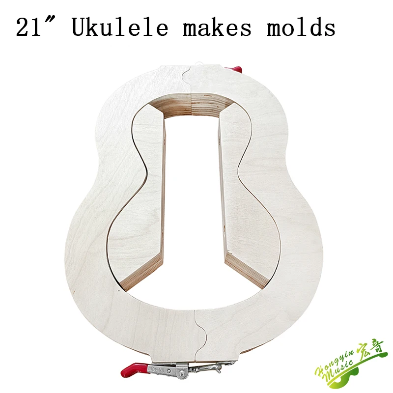 HUATOOL Ukulele Building Mold Combo for 21/23/26 Inch DIY Assembly Luthier Making Fixture Craft Tools & Materials
