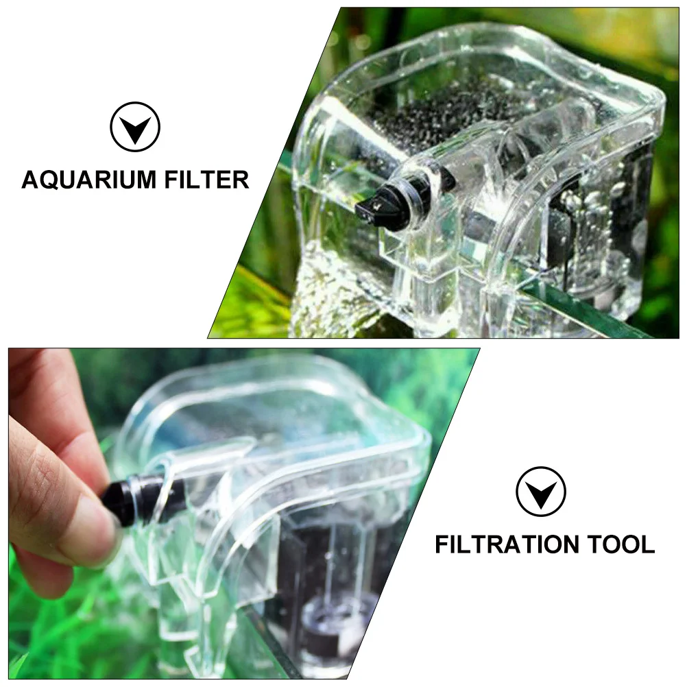 

1Pcs Fish Tank Waterfall Filter Aquarium Circulation Pump Adjustable Saving Aquarium Air Pump Durable Plastic