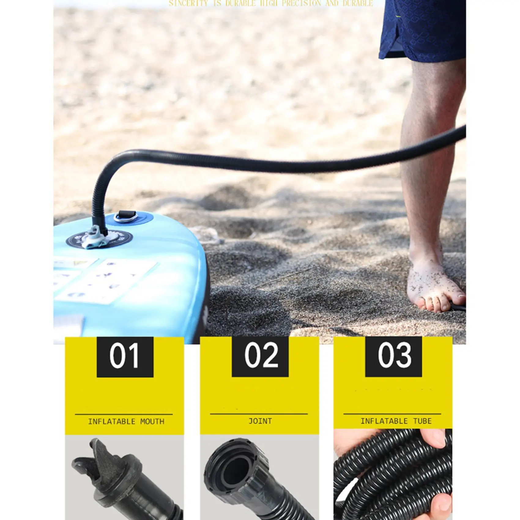 BB-2X 전기 공기 펌프 소프트 인플레이션 튜브, 아쿠아 마리나 패들 보드 펌프 풍선 보트 카약 펌프 용 핸드 펌프