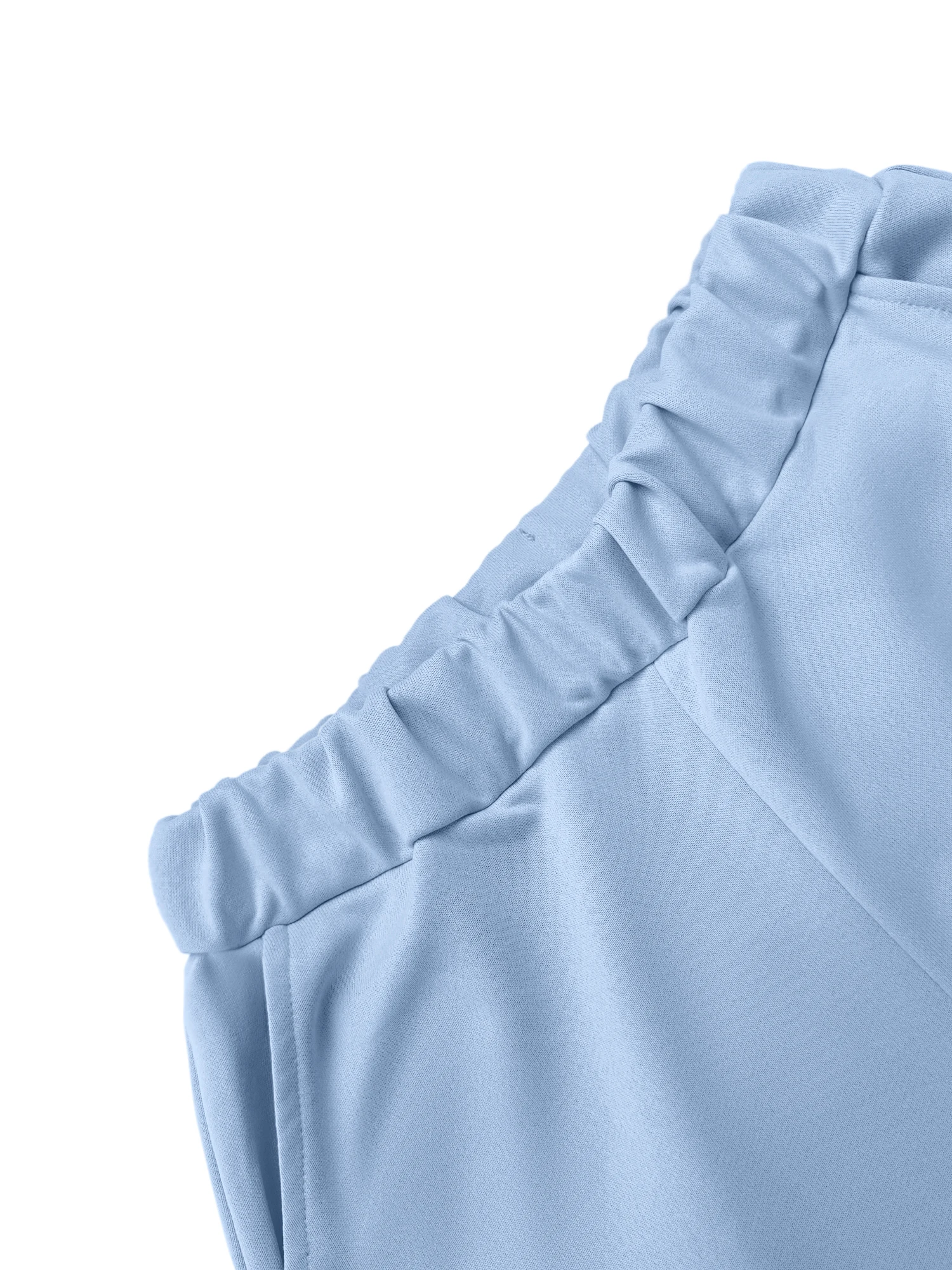 Petite Baggy Straight Leg Hosen für Damen, Hochgeschnittene Entspannte Lounge-Hosen, Ästhetische Sport-Trainingshosen – Detail 9