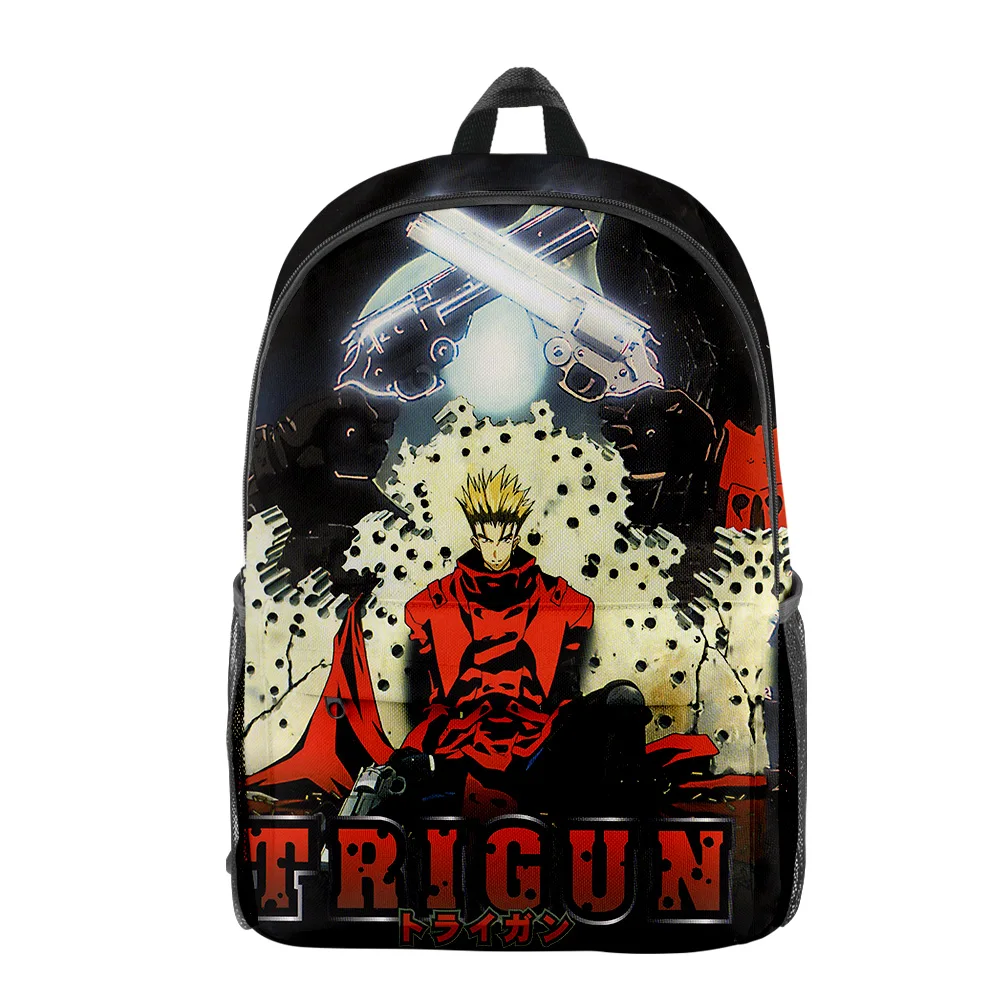 Popular Trigun Stampede Anime pupil Bookbag Notebook Backpacks 3D Print Oxford Waterproof Boys/Girls Fashion Travel Backpacks