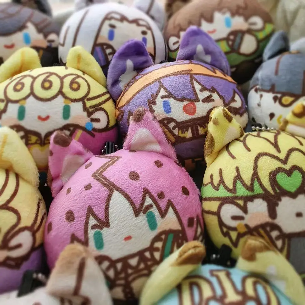 JoJo Adventure Kujo Jotaro DIO Gyro Zeppeli Joestar Guido Mista Kakyōin Noriaki Bucciarati Stuffed Doll Bag Charm Cosplay Gift