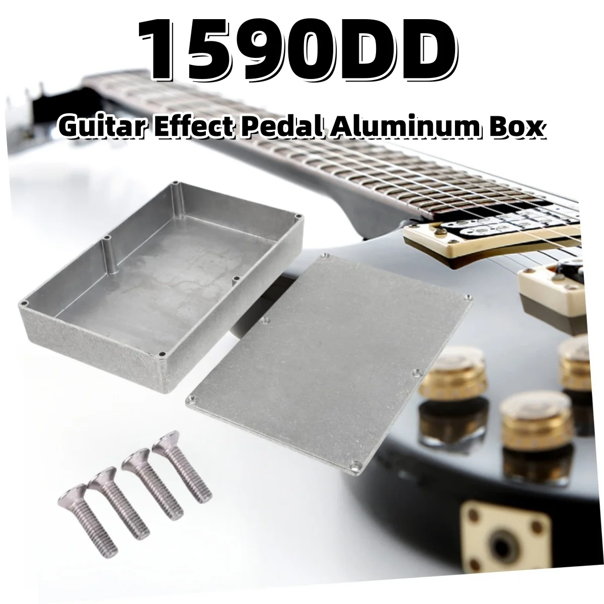Miwayer 1590DD 188×119×37.5mm Guitar Effects Aluminum Box /Enclosure Diecast Design /for Guitar Pedals Replacement