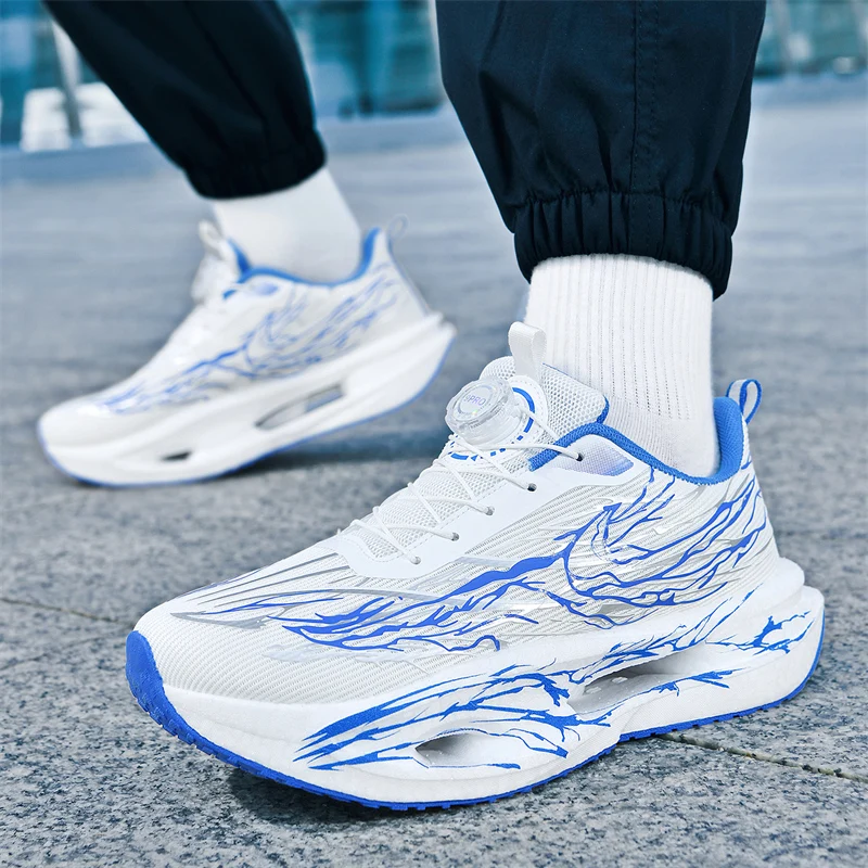 

Кроссовки для бега из карбоновой пластины для родителей и детей 2026 | Сверхлегкие амортизирующие нескользящие повседневные спортивные кроссовки BOA Fit System