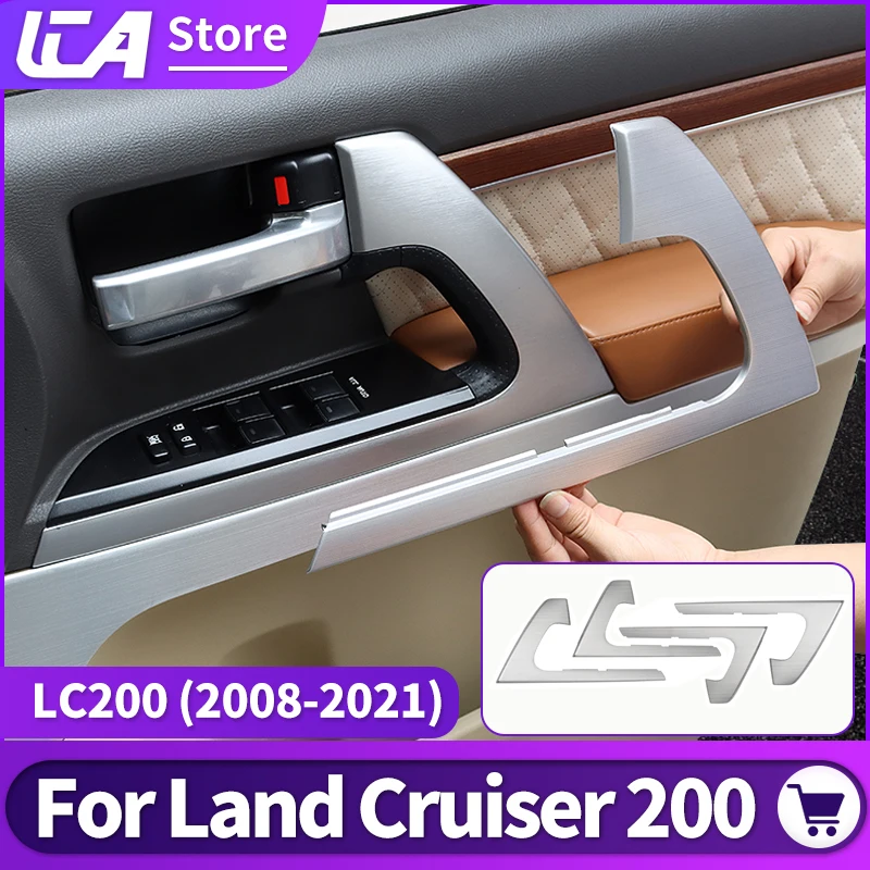 For Toyota Land Cruiser 200 Interior Modification Car Door Handle Handle Button Panel Assembly Original Car Kit Accessories