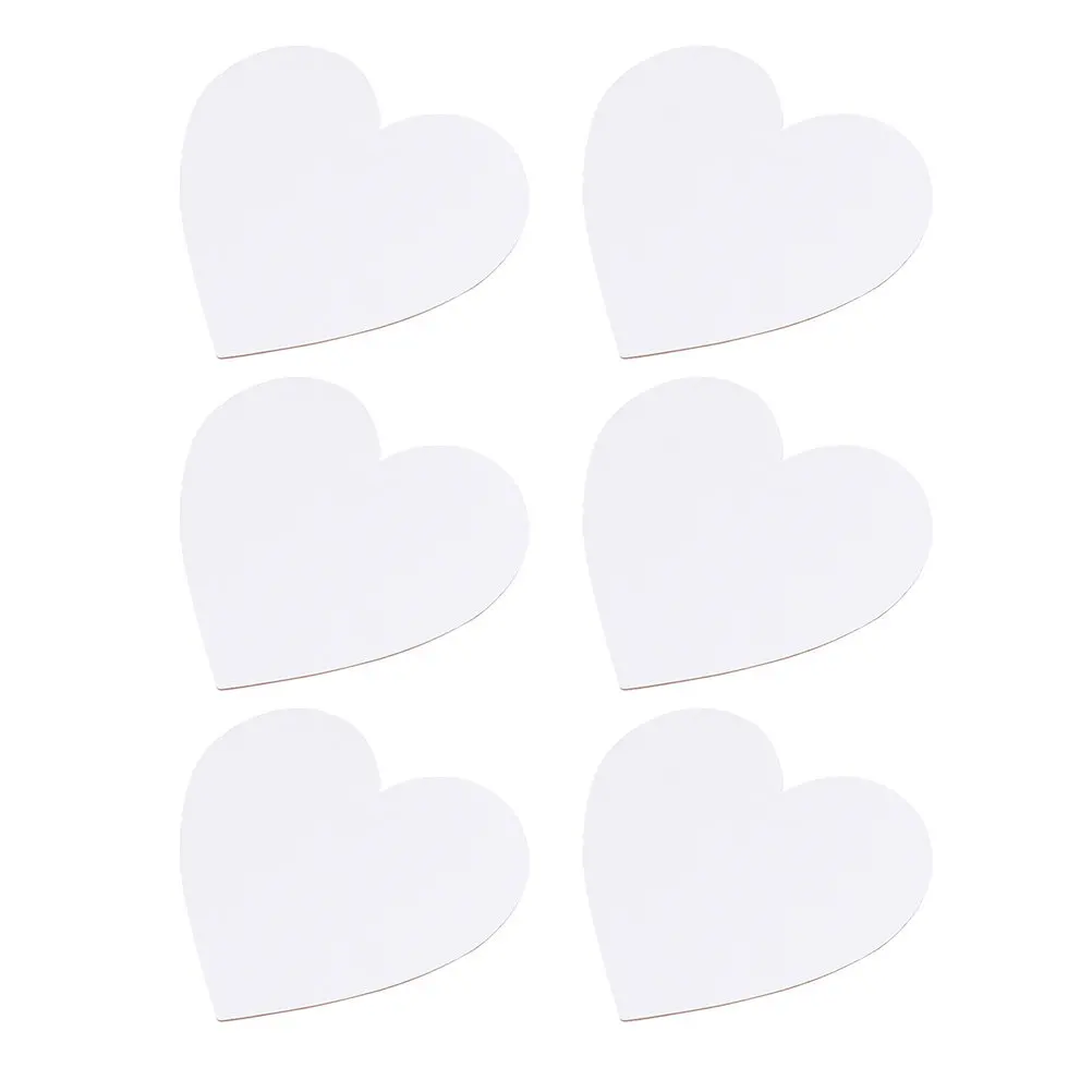 

Набор из 6 холстов в форме сердца для рисования маслом, хлопковые панели для творчества, рисования, для студентов и начинающих художников