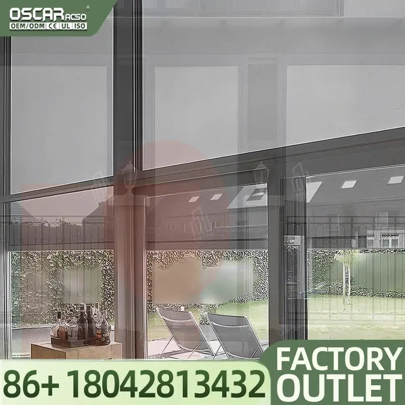 Custom Cut Thermal Insulated Noise Reducing Smart Modern Roman Shade Home Office Studio Apartment London UK Window Drape Rolling