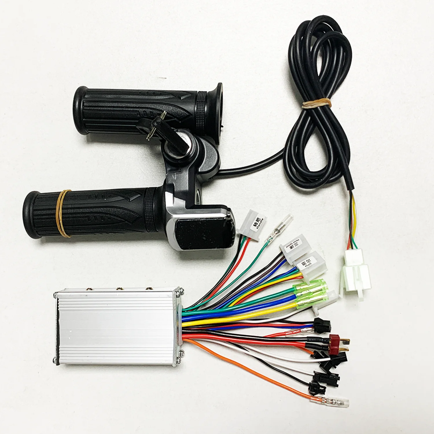 E-الدراجة سكوتر 3-وضع موجة جيبية فرش السيارات تحكم 24/36/48 فولت 350 واط 18A + مع قفل المقود LED عرض سعة البطارية