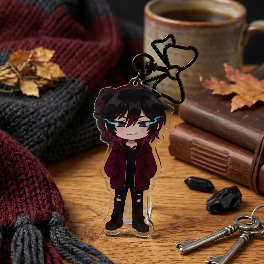 14 Days With You Ren & [Redacted] Acrylic Keychains, 14DWY Fanart