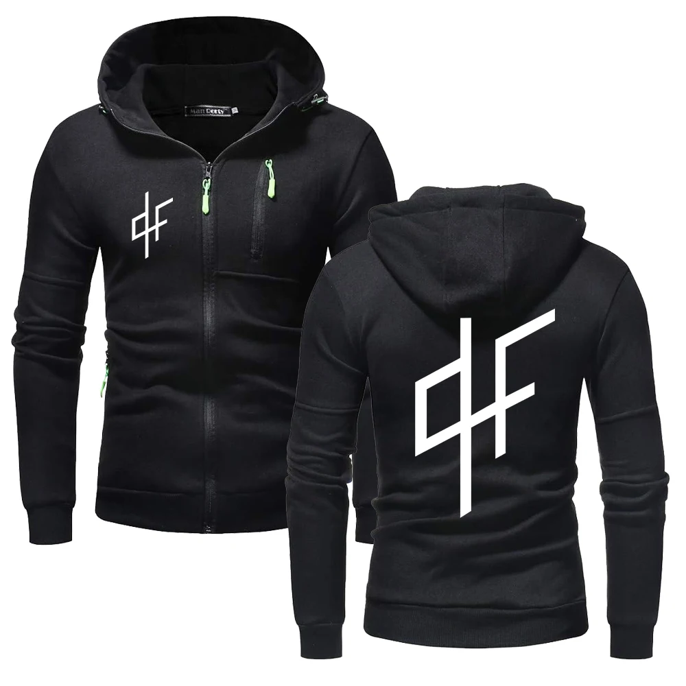 Sudadera LEQlf Pnl, Sudadera con Cremallera Qlf Pnl Trap Rap para Hombre, Primavera y Otoño, Estilo Urbano, Informal, a la Moda
