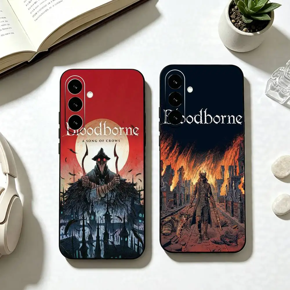Game B-Bloodborne  Phone Case For Samsung Galaxy A73,A72,A71,A70,A53,A52,A51,Others Soft Black Cover