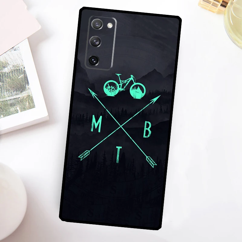 MTB Mountain Bike Cycling Bicycle Case For Samsung Galaxy S24 Ultra S21 S22 S23 Plus S20 FE S8 S9 S10 Note 10 20 Ultra Cover